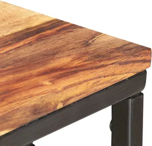 vidaXL vidaXL Stolik boczny w kształcie C, 35x45x65 cm, lite drewno sheesham - Ławy i stoliki kawowe - miniaturka - grafika 5