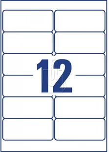 Avery Zweckform Etykiety ZF Heavy Duty białe usuwalne 99,1x42,3mm 20 ARK. L4776REV-20 - Etykiety do drukarek - miniaturka - grafika 3