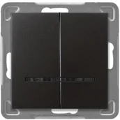 Wyłączniki światła i elektryczne - Ospel Impresja antracyt łącznik świecznikowy ŁP-2YS/m/50 ŁP-2YS/m/50 - miniaturka - grafika 1