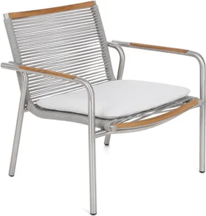 Home&Garden Meble ogrodowe aluminiowe Genua Silver / Grey 458930 - Meble ogrodowe - miniaturka - grafika 5