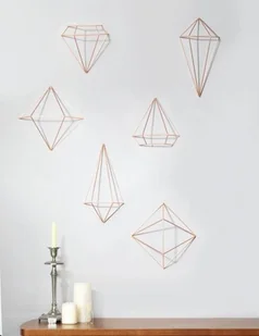 Umbra Prisma Dekoracja ścienna, miedź 470520-880 - Dekoracje domu - miniaturka - grafika 5