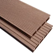 Podesty i deski tarasowe - vidaXL Deski tarasowe WPC z akcesoriami 40 m brązowe - miniaturka - grafika 1