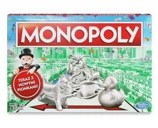 Hasbro Monopoly Standard Classic z nowymi figurkami C1009 - Gry planszowe - miniaturka - grafika 2