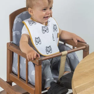 Jollein Poduszka na krzesełko do karmienia, tęcze, szara Smits Assen - Krzesełka do karmienia - miniaturka - grafika 2