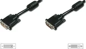 Kable - Digitus Kabel DVI-D DVI-D 5m czarny AK-320200-050-S AK-320200-050-S - miniaturka - grafika 1