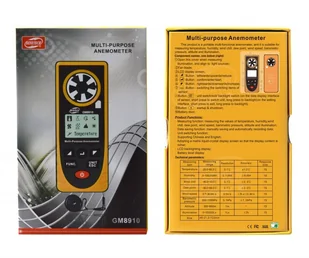 Benetech MIERNIK ŚRODOWISKOWY 8w1 TERMOHIGROMETR, ANEMOMETR, BAROMETR, LUKSOMIERZ, WYSOKOŚCIOMIERZ 145 - Inne urządzenia pomiarowe - miniaturka - grafika 5