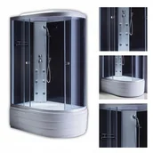 Kabiny z hydromasażem - Kabina prysznicowa z hydromasażem 120x80 7306 Lewa 7306L - miniaturka - grafika 1