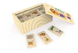 Brimarex Domino drewniane Dzikie zwierzęta 1910895 - Klocki Brimarex Domino drewniane Dzikie zwierzęta 1910895 - Klocki - miniaturka - grafika 2