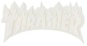 Dodatki do ubrań - THRASHER naklejka THRASHER FLAME LOGO MEDIUM STICKER WHITE - miniaturka - grafika 1