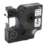 Etykiety do drukarek - Dymo strefadrukarek.pl Taśma D1 53720 24mm x 7m przeźroczysta biały nadruk - zamiennik | OSZCZĘDZAJ DO 80% - ZADZWOŃ! 730811399 PROMOCJA! D1-53720 - miniaturka - grafika 1