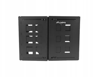 Lanberg RAMA WISZĄCA ROZKŁADANA 19&quot 8U 497X400/240 CZARNA FB01-5408-10B - Szafy rack - miniaturka - grafika 5