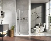 Ścianki i drzwi prysznicowe - Radaway Nes DWJ II drzwi prysznicowe do wnęki lewe 900x2000 chrom przejrzyste 10036090-01-01L 10036090-01-01L - miniaturka - grafika 1