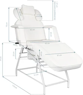 ACTIVESHOP Fotel Zabiegowy Do Rzęs Ivette Szary 10003_133144 - Fotele kosmetyczne - miniaturka - grafika 10