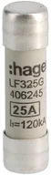 Bezpieczniki elektryczne - ETI wkładka-cylindryczna-10x38-25A-gG LF325G - miniaturka - grafika 1