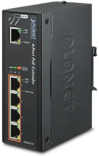 Planet Gigabit PoE Extender 60 watów 1-Port Ultra PoE to 4-Port 802.3 AF/AT IPOE-E174 - Switche - miniaturka - grafika 3