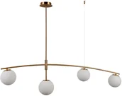 Lampy sufitowe - Italux Miodowa Lampa Wisząca Senai G9 4-punktowa PND-31322-4-HB - miniaturka - grafika 1