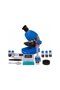 Bresser Mikroskop Junior 40x-640x niebieski 70123 - Mikroskopy i lupy - miniaturka - grafika 4