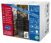 Pozostałe oświetlenie - Konstsmide 3720  100 Micro LED łańcuch świetlny zewnętrzny transformator ""Cluster""/na zewnątrz (IP44)/24 V/z 8 funkcjami, jednostki sterującej i funkcja Memory/144 ciepłe białe diody/czarny przewód 3720-100 - miniaturka - grafika 1