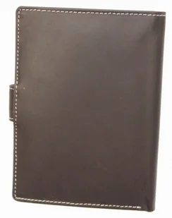 Cefirutti Portfel Męski Skóra Cielęca Duży Pionowy Z Zapięciem Dwa Skrzydełka Pionowy Suwak Matowy HT 7680278-5 - Portfele - miniaturka - grafika 3