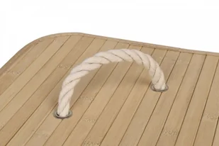 Kosz narożny na pranie bambusowy 60L naturalny - Kosze na bieliznę - miniaturka - grafika 2