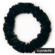 Ozdoby do włosów - Easy Livin Easy Livin Gumka do Włosów - Czarna Frotka wykonana z 100% naturalnego jedwabiu 1 szt. - miniaturka - grafika 1