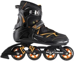 Nils Extreme NA9022 CZARNO/POMARAŃCZOWE ROZM 40 ŁYŻWOROLKI EXTREME - Rolki - miniaturka - grafika 12