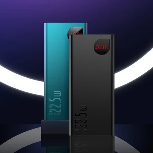 Baseus Adaman Metal Digital Display 20000mAh Czarny (PPIMDA-A0A) - Powerbanki - miniaturka - grafika 7