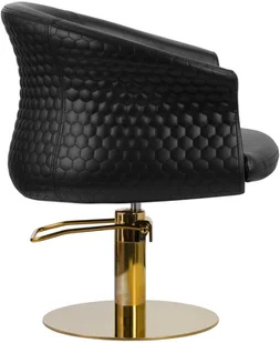 GABBIANO ACTIVESHOP Fotel Fryzjerski Wersal Złoto Czarny - Fotele fryzjerskie - miniaturka - grafika 8