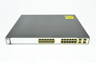 Cisco Catalyst 3750 24 10/100/1000 + 4 SFP + IPS Image; 1RU (WS-C3750G-24TS-E1U) - Switche - miniaturka - grafika 2