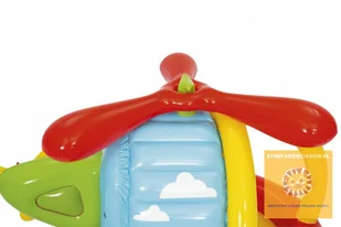 Bestway Dmuchany helikopter Fisher Price z piłkami - Materace dmuchane i koła do pływania - miniaturka - grafika 6