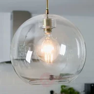 Lampy sufitowe - Belid Lampa wisząca Gloria mosiądz/szkło 38 cm - miniaturka - grafika 1