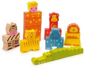 Klocki - Small Foot Design Drewniane klocki Safari - miniaturka - grafika 1