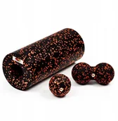 Akcesoria do masażu - SMJ sport Zestaw EPP do masażu: roller + piłka + podwójna piłka SMJ sport YG025 - miniaturka - grafika 1