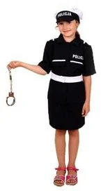 Gama Ewa Kraszek Gama Ewa Kraszek, strój Policjantka, rozm. 134 / 140 cm - Stroje karnawałowe - miniaturka - grafika 2