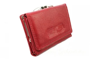 Monkey Maker Portfel Damski Skórzany 12 cm Klamra I Klapka Skóra Naturalna - Portfele - miniaturka - grafika 4