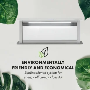 Klarstein Royal Flush Eco 90 Biały (CGCH3-RoyFlush-90WH) - Okapy kuchenne - miniaturka - grafika 6