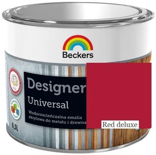 Beckers DESIGNER UNIVERSAL- Red Deluxe, 0.5 l - Farby wewnętrzne Beckers DESIGNER UNIVERSAL- Red Deluxe, 0.5 l - Farby wewnętrzne - miniaturka - grafika 1