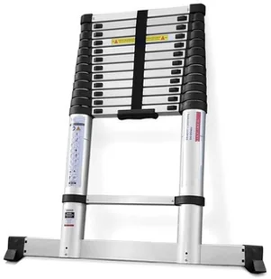 996 99674988 Drabina aluminiowa teleskopowa przystawna + torba wysokość robocza 4,5m) 74988-uniw - Drabiny - miniaturka - grafika 2