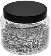 Spinacze i klipsy do papieru - WEDO Wedo 90115040054 metalowe spinacze biurowe 26 mm, 400 sztuk w praktycznej puszce, ocynkowane na połysk 90115040054 - miniaturka - grafika 1