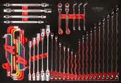 Zestawy narzędziowe - KS Tools 811.0049 PERFORMANCEplus 49-częściowy zestaw narzędzi klucz płaski 811.0049 - miniaturka - grafika 1