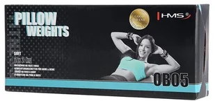 HMS OB05 GRAY OBCIĄŻNIKI NA RĘCE I NOGI 2 x 2 KG HMS - Obciążenia - miniaturka - grafika 7