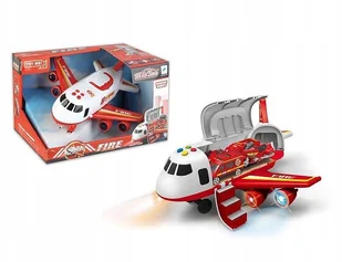 Samolot Strażacki 32 CM. Ze Światłem I Dźwiękiem + - Samoloty i helikoptery - miniaturka - grafika 3