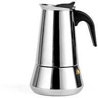 Zaparzacze i kawiarki - Leopold Vienna kawiarka Trevi, 6 filiżanek, stal nierdzewna, kolor srebrny, 11.2 x 14 x 18.8 cm LV113003 - miniaturka - grafika 1