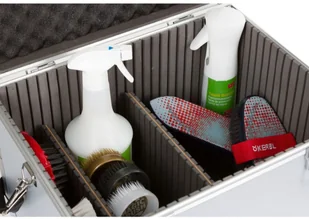 Kerbl Pudełko na przybory do pielęgnacji koni AluSafe, srebrne, 320137 - Akcesoria jeździeckie - miniaturka - grafika 4