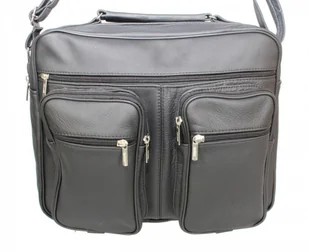 Magre (PL) Torba męska skórzana (PL) Grzegorz 1-Komorowa De Luxe - Torby męskie - miniaturka - grafika 3