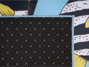 Beliani Dywan w rybki 80 x 140 cm niebieski FIZME - Dywany - miniaturka - grafika 6