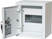 Inne akcesoria elektryczne - Alfako Alfako Rozdzielnia metalowa modułowa natynkowa 1x6 modułów zamek RAL 9003A-RZ0 A-RZ0 - miniaturka - grafika 1