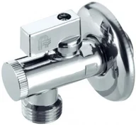 Zawory i kraniki - KFA Armatura Armatura zawór kulowy kątowy z filtrem 15/20 707-010-20 - miniaturka - grafika 1