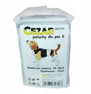 Cezar Pieluchy pampersy dla psa samców 72 S 24-36 - Specjalistyczne artykuły dla zwierząt - miniaturka - grafika 4
