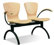 Inne meble biurowe - Nowy Styl Ławka BINGO 2 osobowa wood poczekalnia - miniaturka - grafika 1